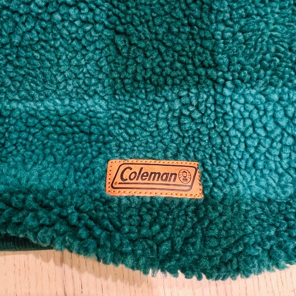 Coleman Dog Coat Green Sherpa jacket Warm soft green buffalo check XL Christmas - Picture 5 of 7